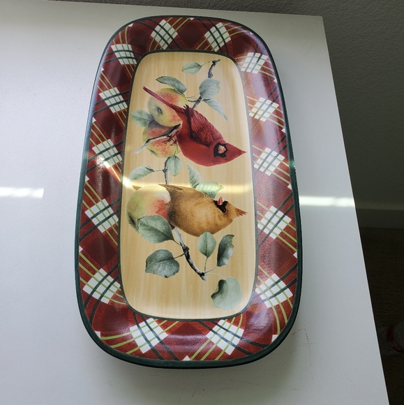 Lenox Minter Greetings Everyday Tartan  Tray. - Picture 2 of 7